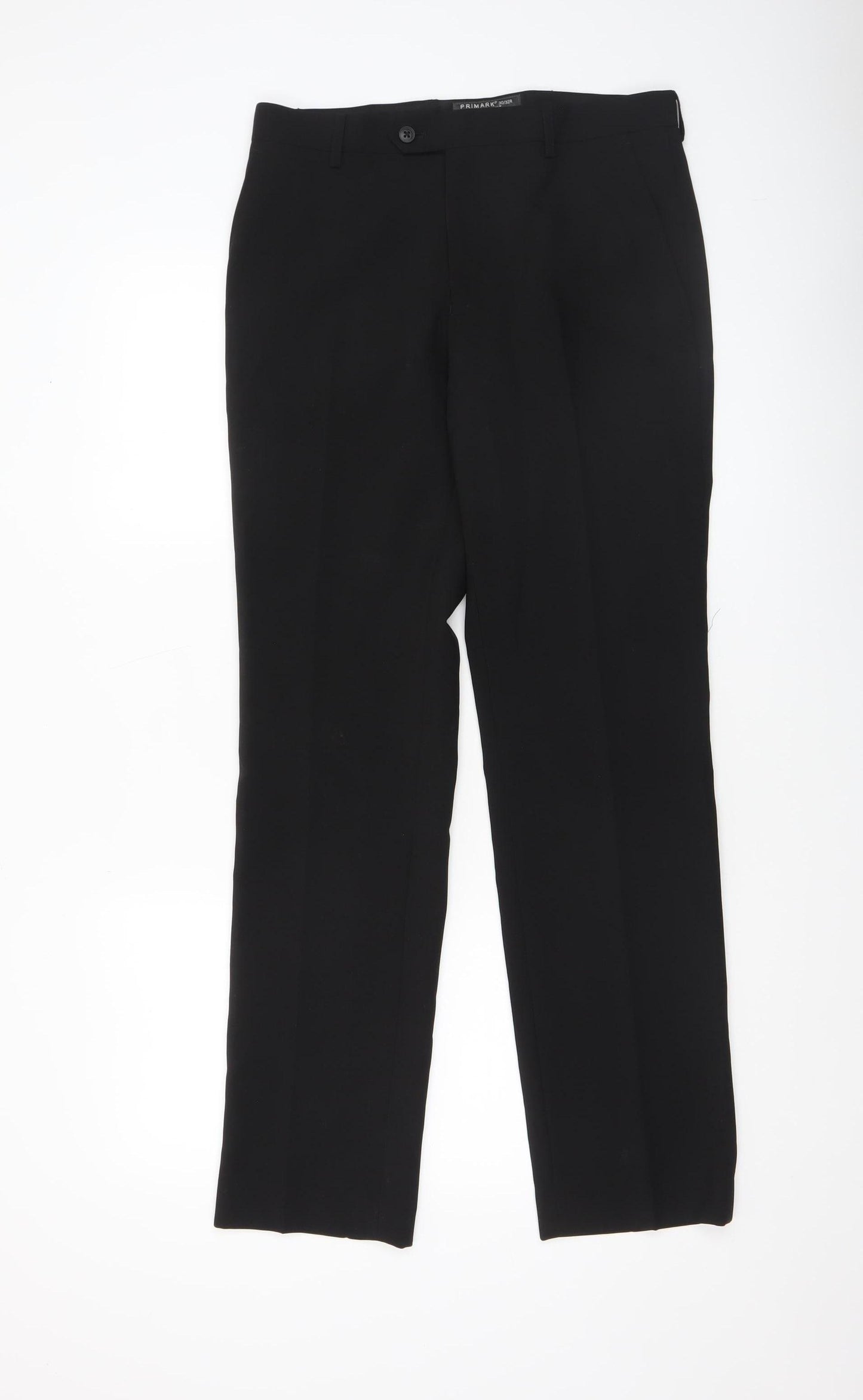 Primark Men’s Black Regular Fit Dress Pants Size 30/32R