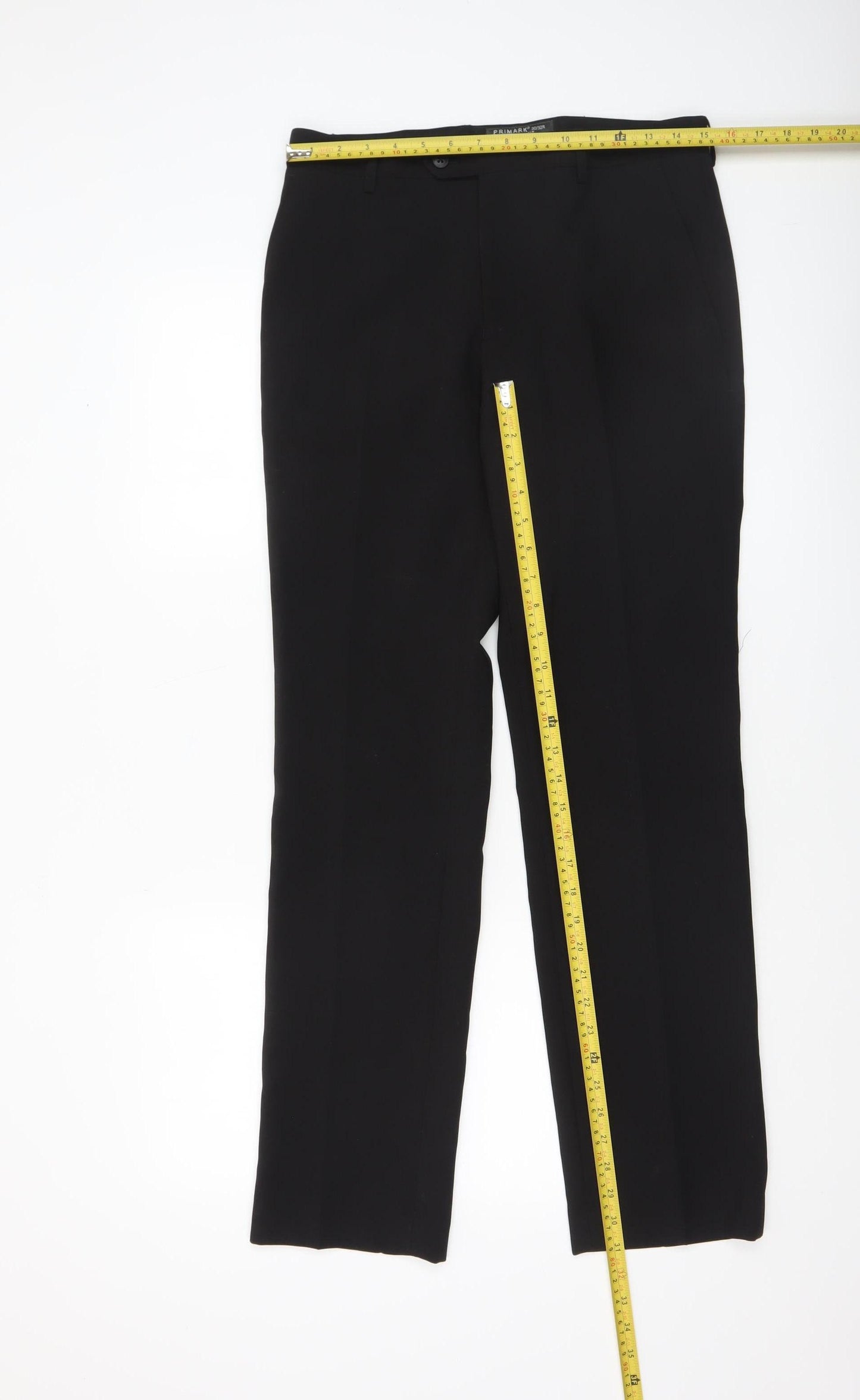 Primark Men’s Black Regular Fit Dress Pants Size 30/32R