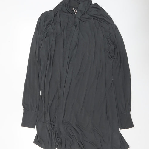 Principles Women’s Grey Viscose Long Sleeve Open Coatigan Size 12