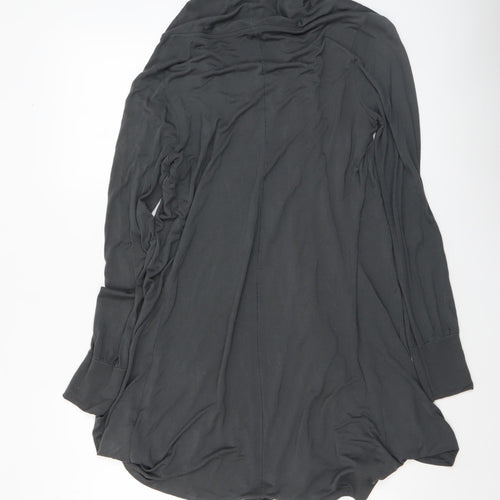 Principles Women’s Grey Viscose Long Sleeve Open Coatigan Size 12