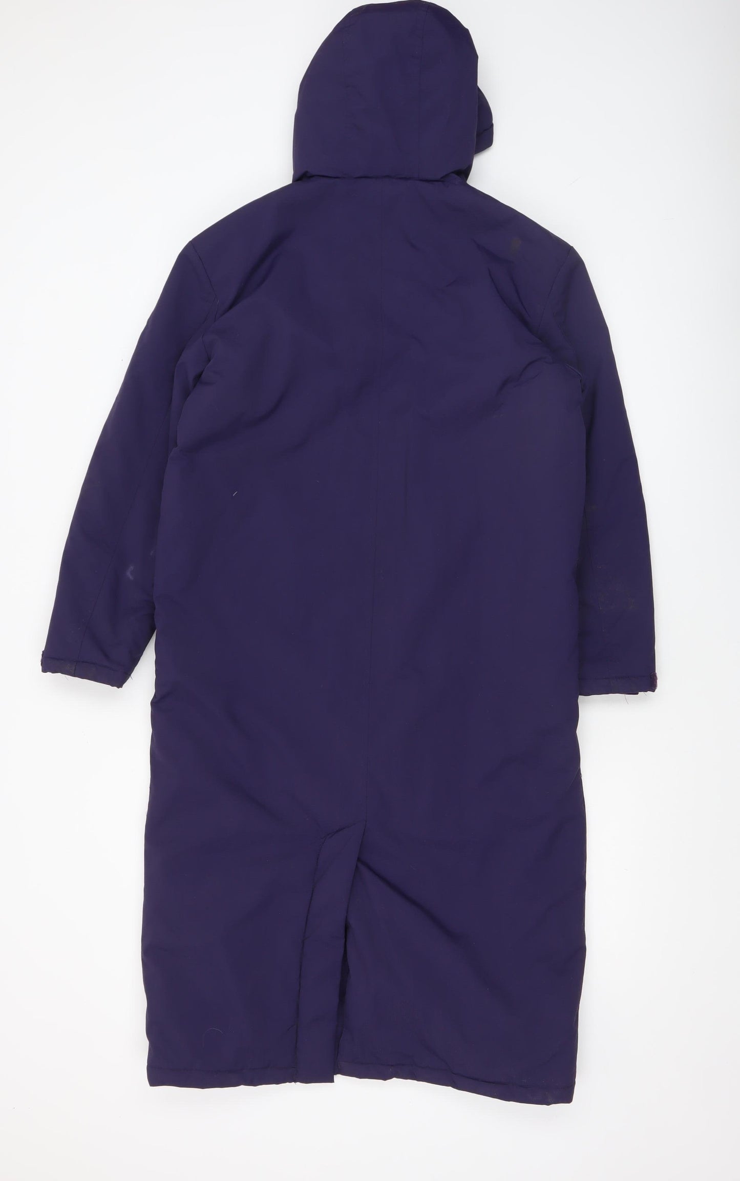 Kukri Unisex Kids Purple Long Hooded Puffer Coat 10-11 Years