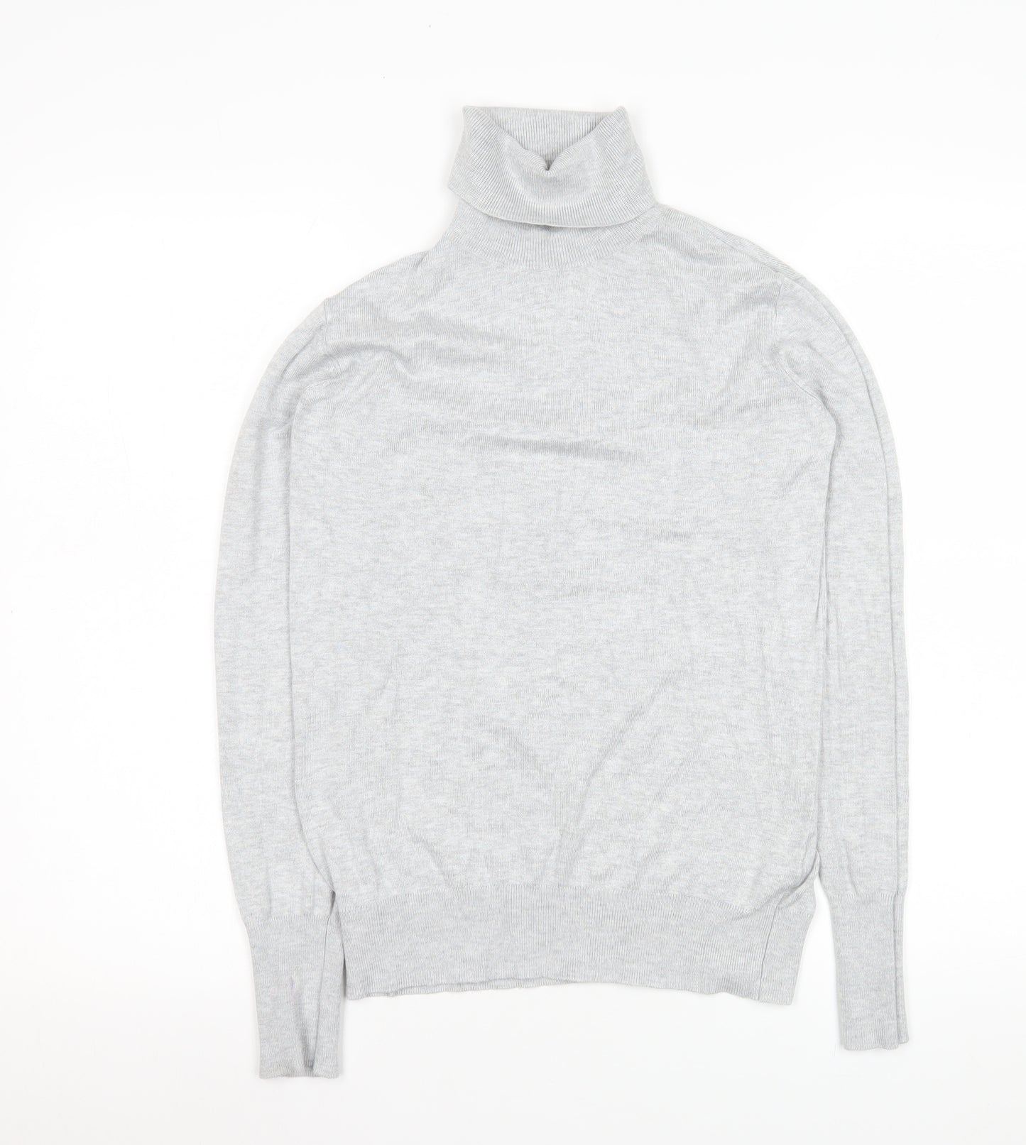 Dunnes Stores Women’s Grey Roll Neck Knit Jumper Medium