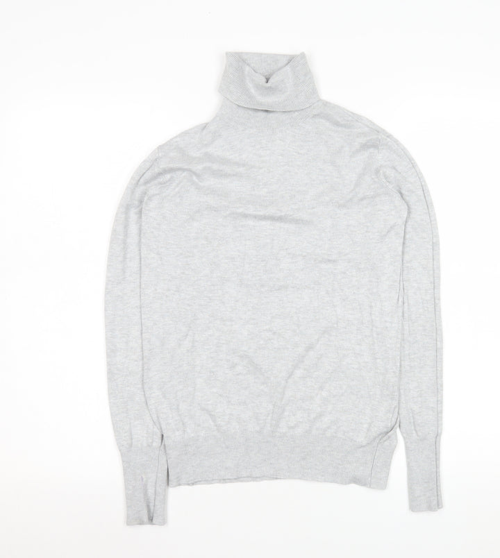 Dunnes Stores Women’s Grey Roll Neck Knit Jumper Medium