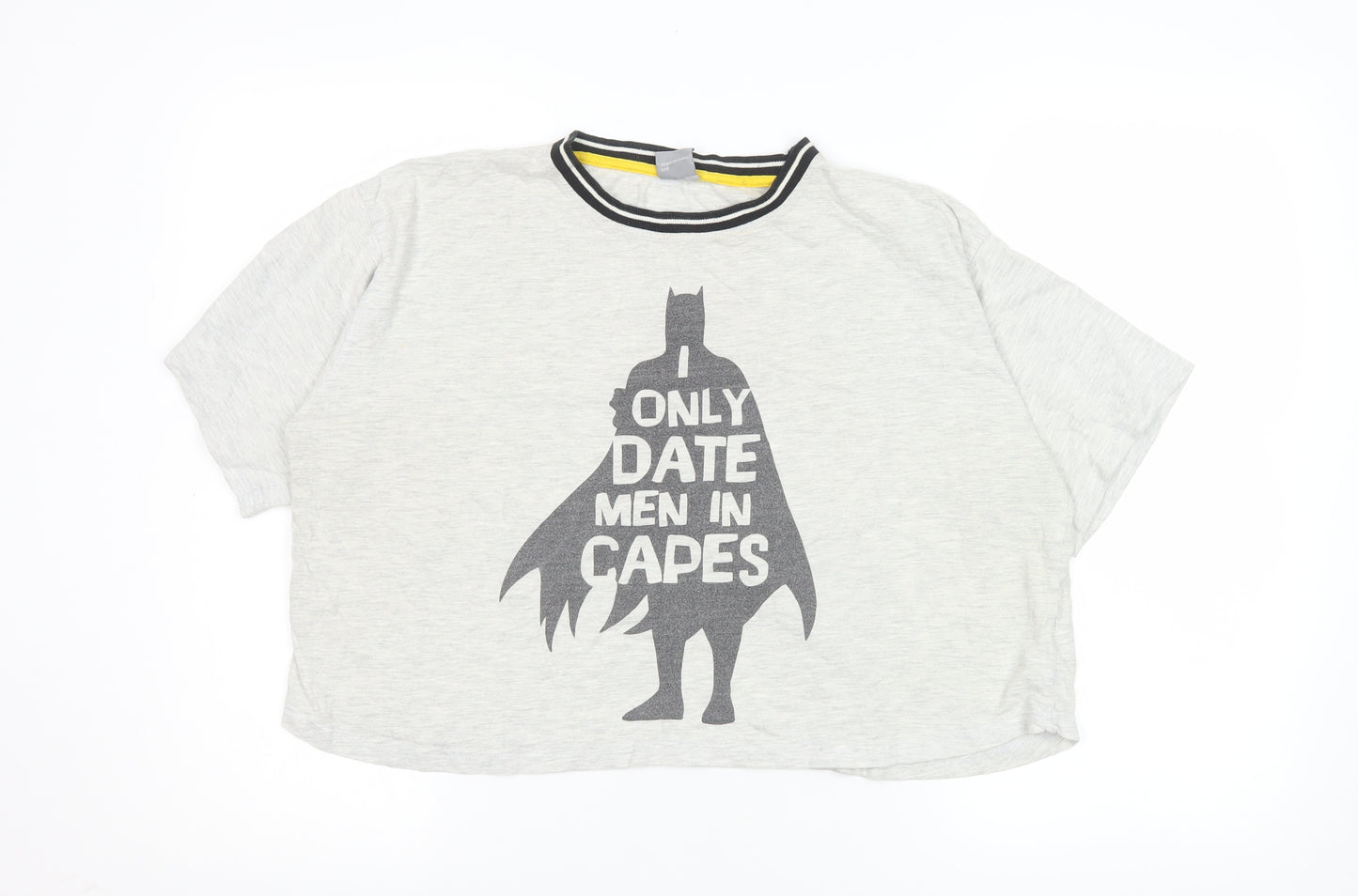 Love to Lounge Batman Grey T-Shirt Pyjama Top Women L