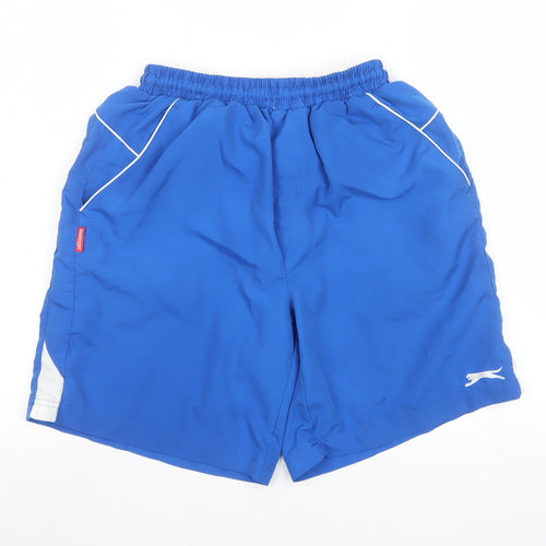 Slazenger Men's Blue Athletic Shorts S Quick Dry Sportswear
