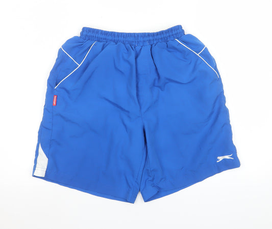 Slazenger Men's Blue Athletic Shorts S Quick Dry Sportswear