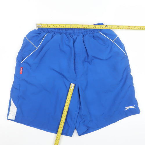 Slazenger Men's Blue Athletic Shorts S Quick Dry Sportswear