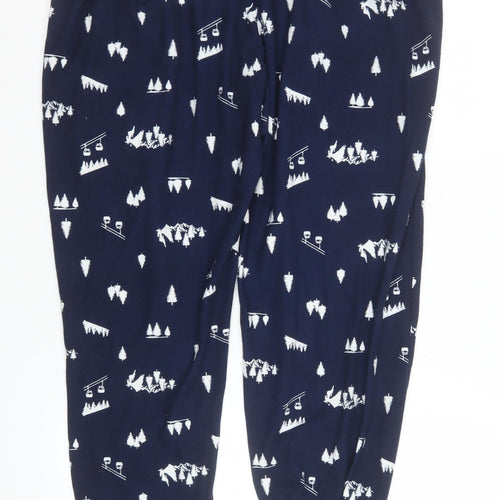 St Bernard for Dunnes Stores Men’s Blue XL Ski Print Pyjama Pants