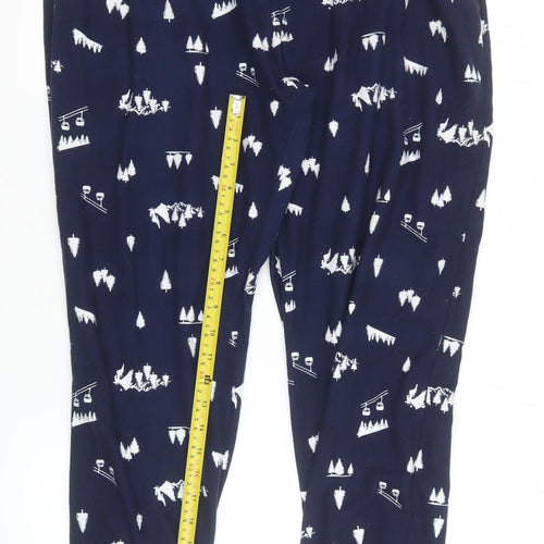 St Bernard for Dunnes Stores Men’s Blue XL Ski Print Pyjama Pants