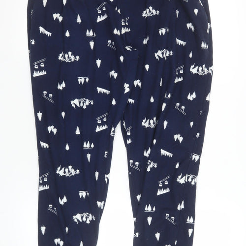 St Bernard for Dunnes Stores Men’s Blue XL Ski Print Pyjama Pants
