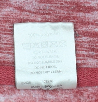 Crane Men's Red 1/4 Zip Fleece Pullover Sweatshirt Size M