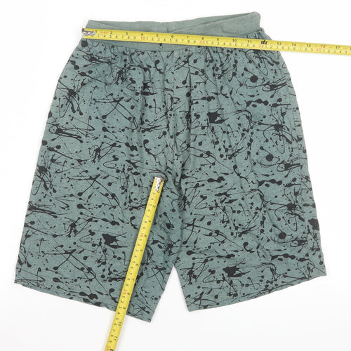 Next Boys Green Black Splatter Print 2 Piece Casual Outfit Set 13 Years
