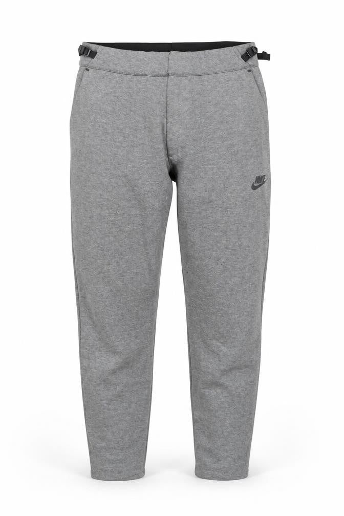Front view of Nike Men's Grey Medium Jogger Sweatpants 66% Cotton 34% Polyester