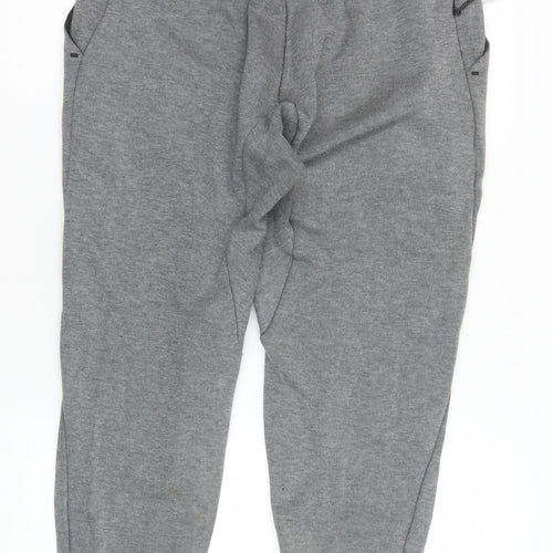 Nike Men's Grey Medium Jogger Sweatpants 66% Cotton 34% Polyester