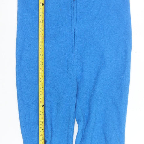 Superman Boys Blue Fleece One Piece Pyjama 7-8 Years Zip Front DC Comics