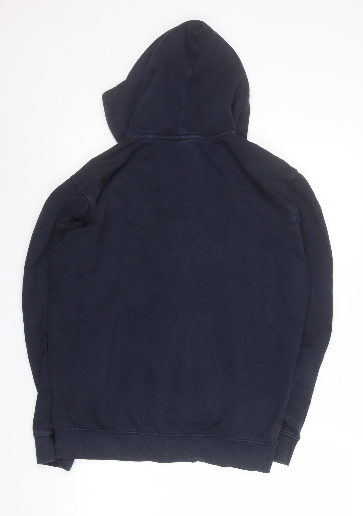 Champion Women's Blue Hooded Full Zip Cotton Blend Jacket Size M