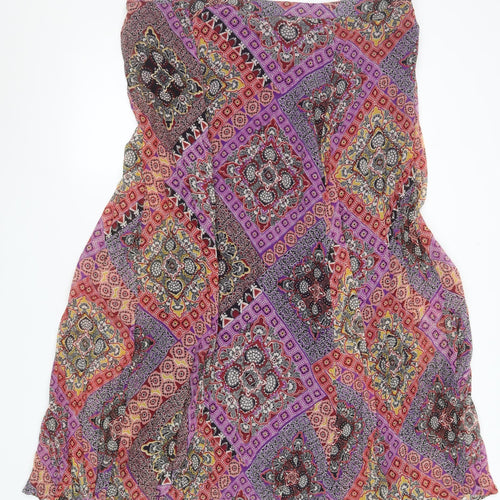 Marks and Spencer Womens Multicoloured Wrap Midi Skirt Size 20