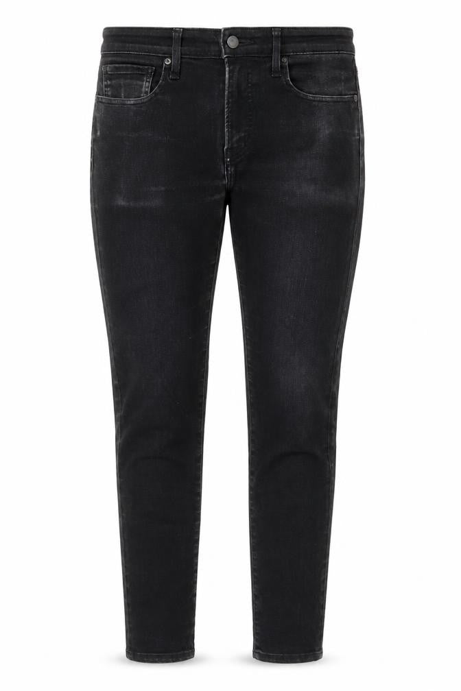 Uniqlo Women Black Skinny Jeans Size 10 Mid Rise Stretch Denim