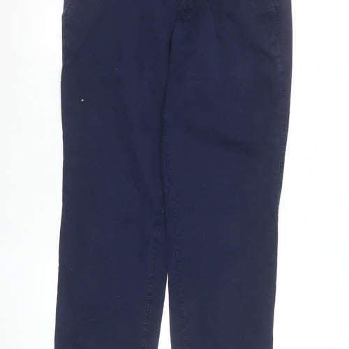 Gap Boys Blue Chino Trousers Size 30 Straight Stretch Twill Pants