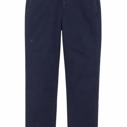 Gap Boys Blue Chino Trousers Size 30 Straight Stretch Twill Pants