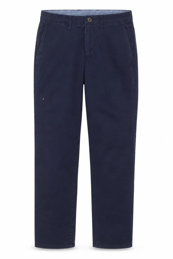 Gap Boys Blue Chino Trousers Size 30 Straight Stretch Twill Pants