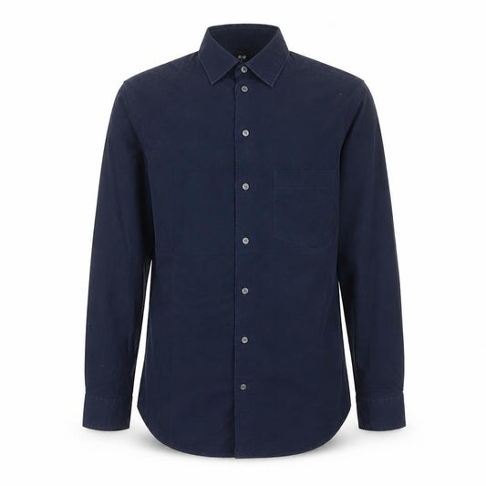 Uniqlo Men's Blue Slim Fit Long Sleeve Cotton Dress Shirt Size S