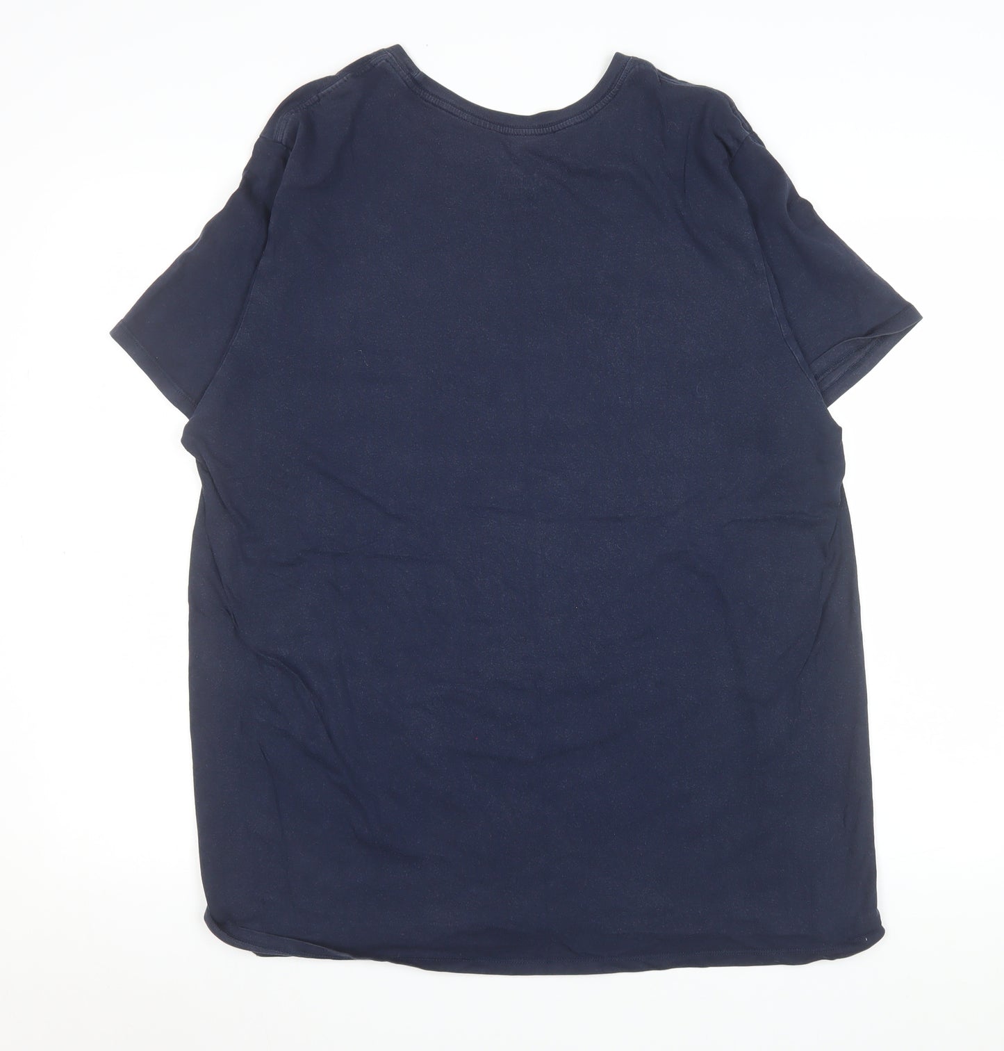 Nike Men's Navy Blue 'Air Sickness' Short Sleeve Athletic Fit T-Shirt XXL