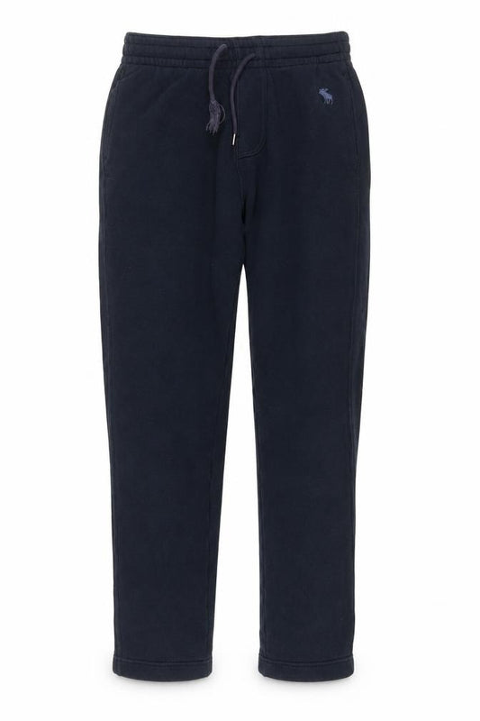 Front view of Abercrombie & Fitch Men's Blue XS Soft Fleece Sweatpants