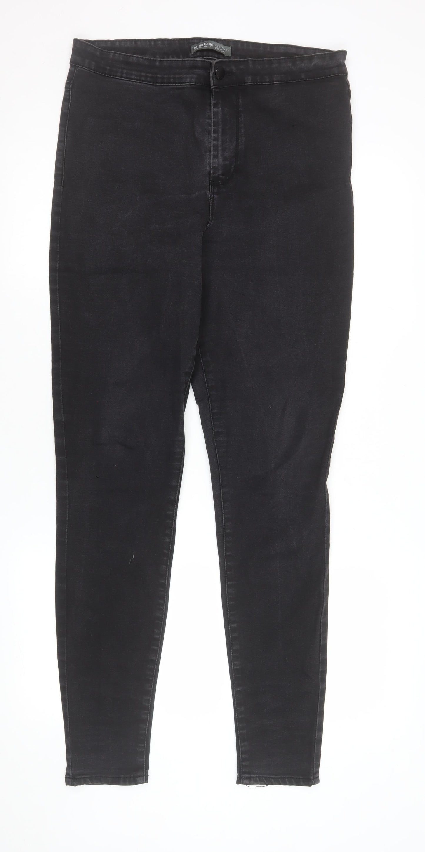 Denim Co. Women’s Black Skinny Jeans Size 16 Slim Fit 34in Leg