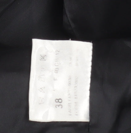 Basler Women's Black Wool Blend Single-Breasted Blazer Size 12