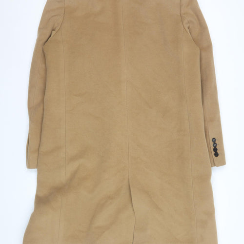 The Kooples Men's Beige Wool Overcoat 38 Classic Long