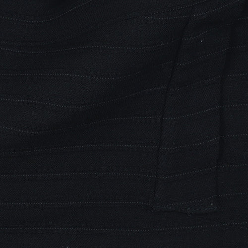 Marks and Spencer Women’s Black Wool Long Overcoat Size 16