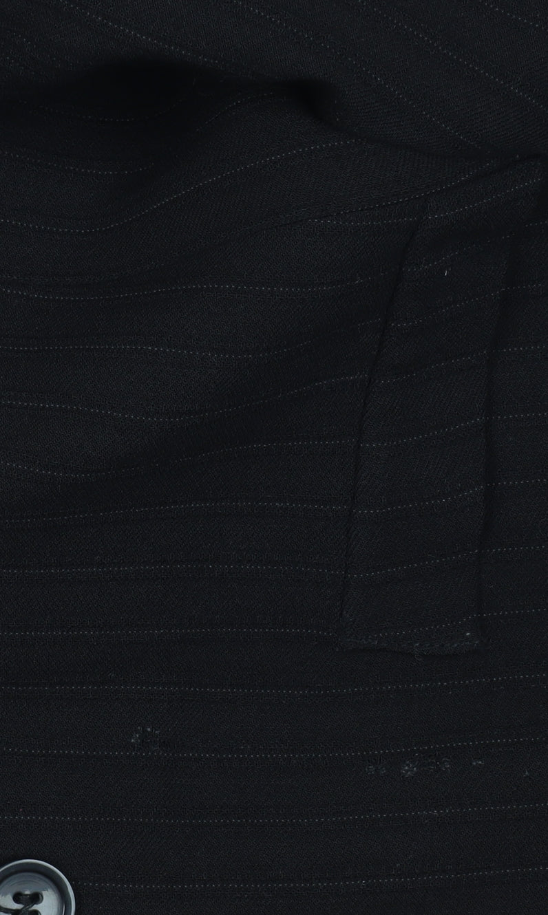 Marks and Spencer Women’s Black Wool Long Overcoat Size 16