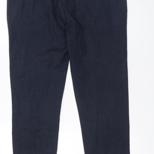 Zara Men's Blue Slim Fit Chino Trousers Size 32