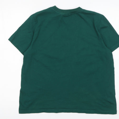NFL Womens Green New York Jets T-Shirt L Short Sleeve Cotton Sports Top