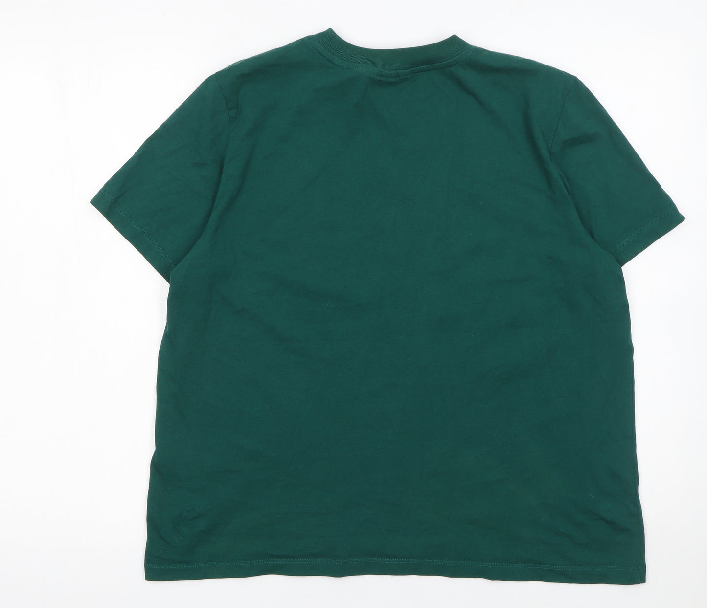 NFL Womens Green New York Jets T-Shirt L Short Sleeve Cotton Sports Top