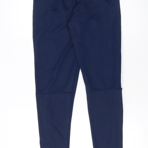 adidas Boys Blue XS Jogger Trousers Aeroready Primegreen Activewear