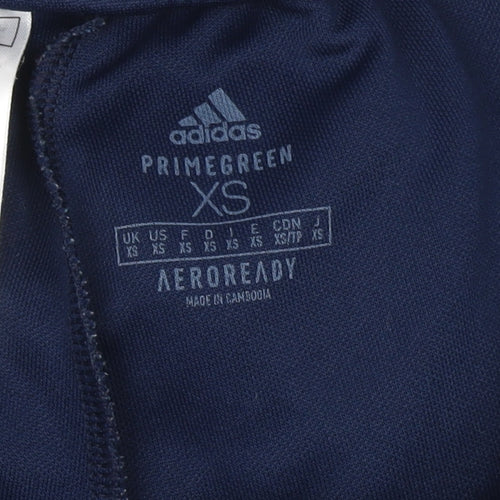 adidas Boys Blue XS Jogger Trousers Aeroready Primegreen Activewear