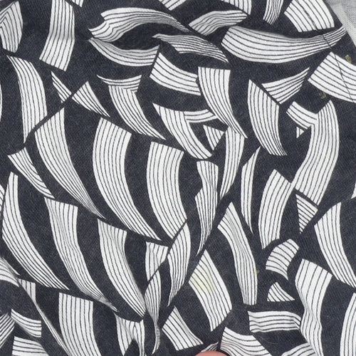 Avoca Anthology Women’s Black Geometric Wrap Dress Size 8