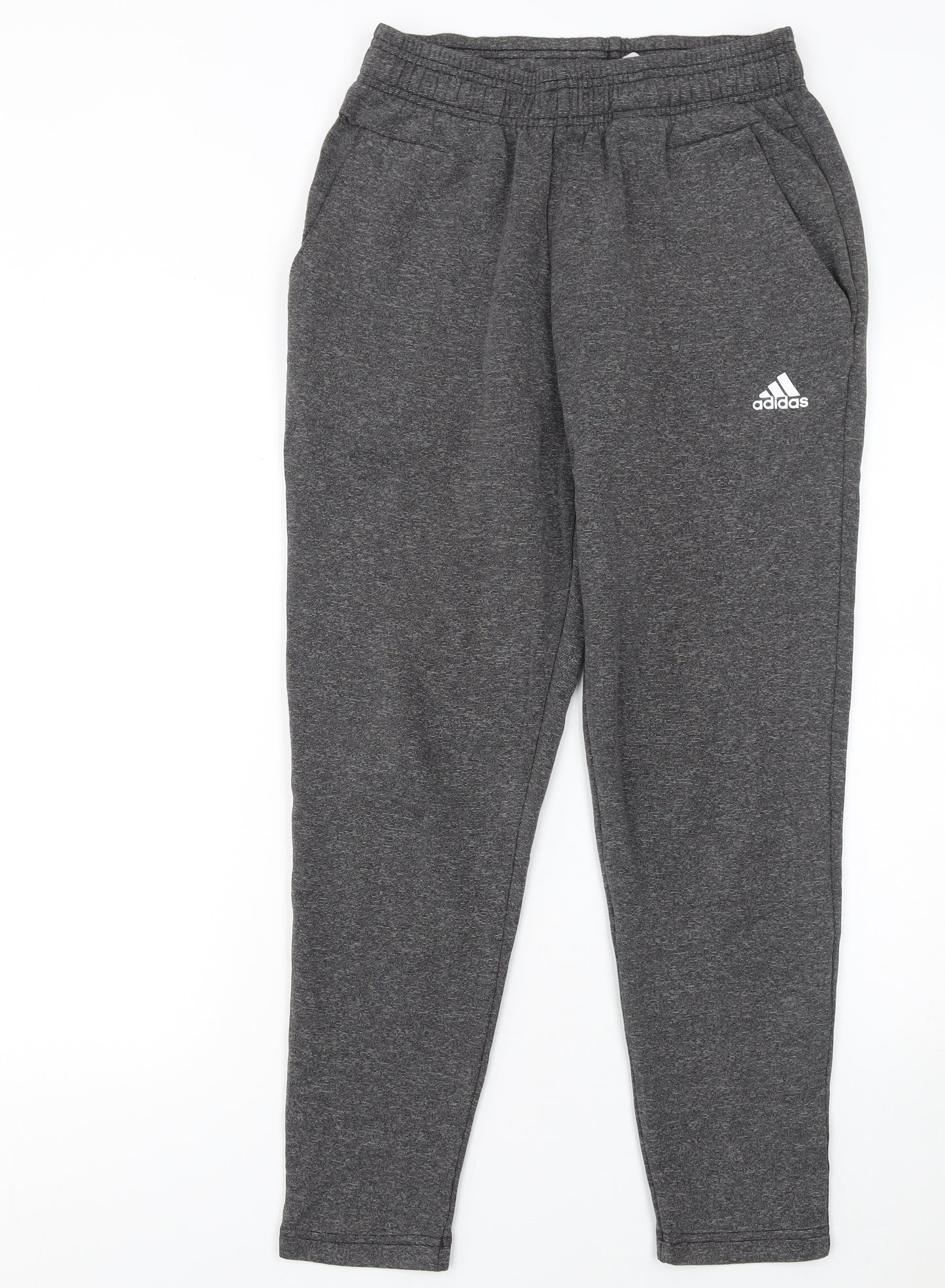 Adidas Mens Grey Jogger Trousers Size S Regular Fit Sportswear