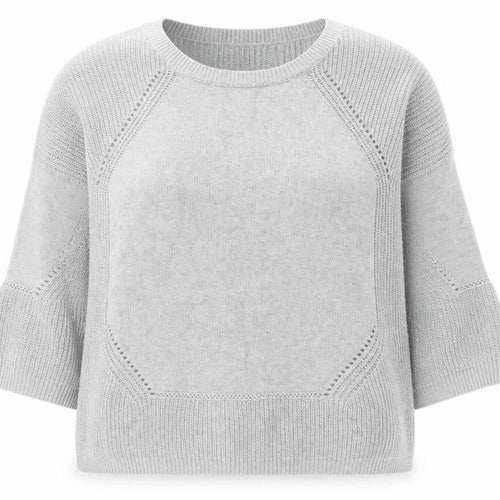 French Connection Women's Grey Cotton Knit Pullover Jumper M