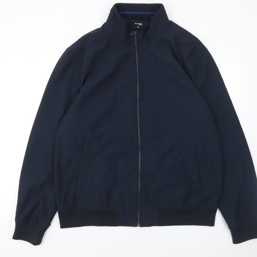 Dunnes Stores Men's Blue XL Basic Jacket Full Zip Classic Style