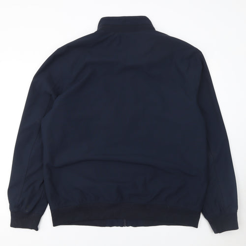 Dunnes Stores Men's Blue XL Basic Jacket Full Zip Classic Style