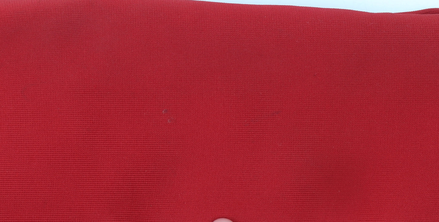 River Island Women’s Red Off Shoulder Bodycon Midi Dress UK 6