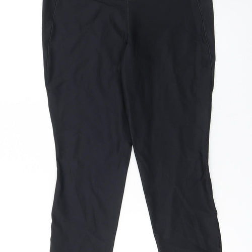 All in Motion Womens Black L Ankle Leggings Stretch Activewear