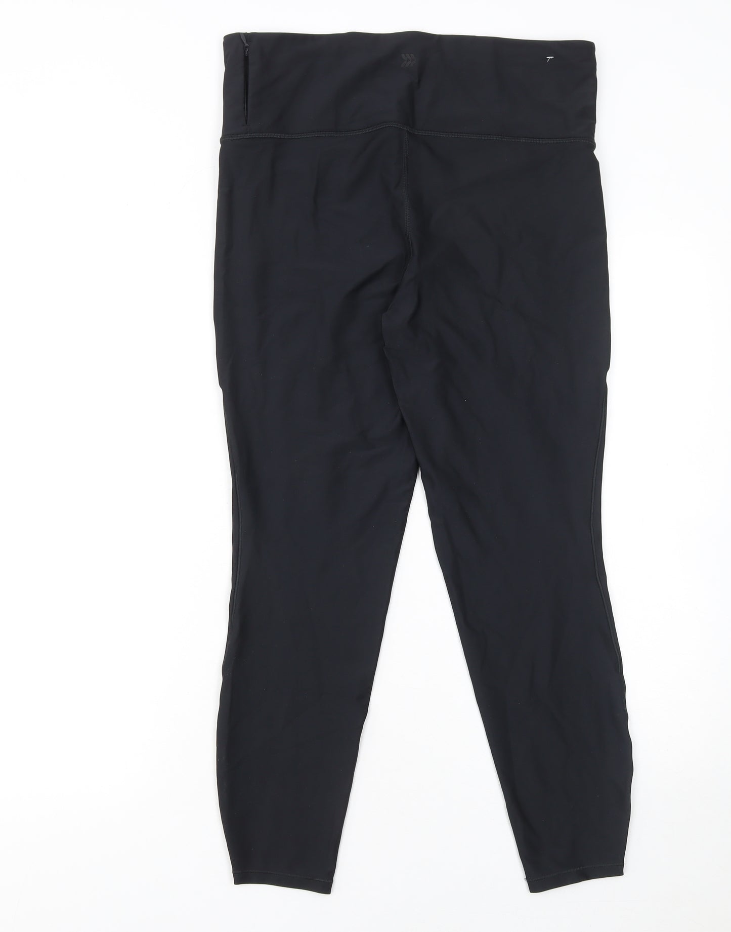 All in Motion Womens Black L Ankle Leggings Stretch Activewear