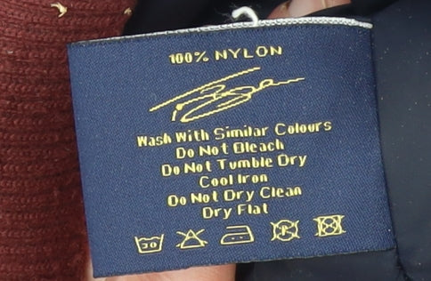 XV Kings Men’s Burgundy & Navy Hooded Windbreaker Jacket M