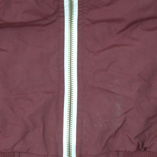 XV Kings Men’s Burgundy & Navy Hooded Windbreaker Jacket M