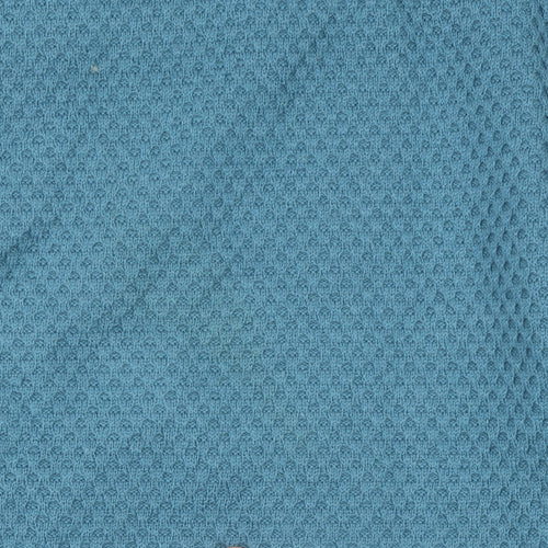 Ted Baker Men’s Blue Waffle Knit Crew Neck Jumper Size S
