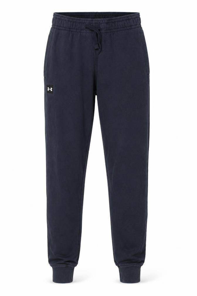 Under Armour Men's Black Jogger Trousers S Relaxed Fit Cotton Blend